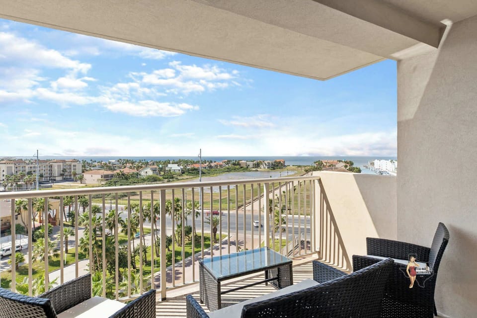 Relax with stunning views from the outdoor balcony, perfect for morning coffee!