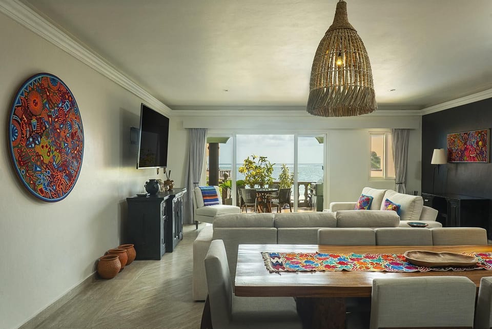 Spacious game room with cozy seating and vibrant decor