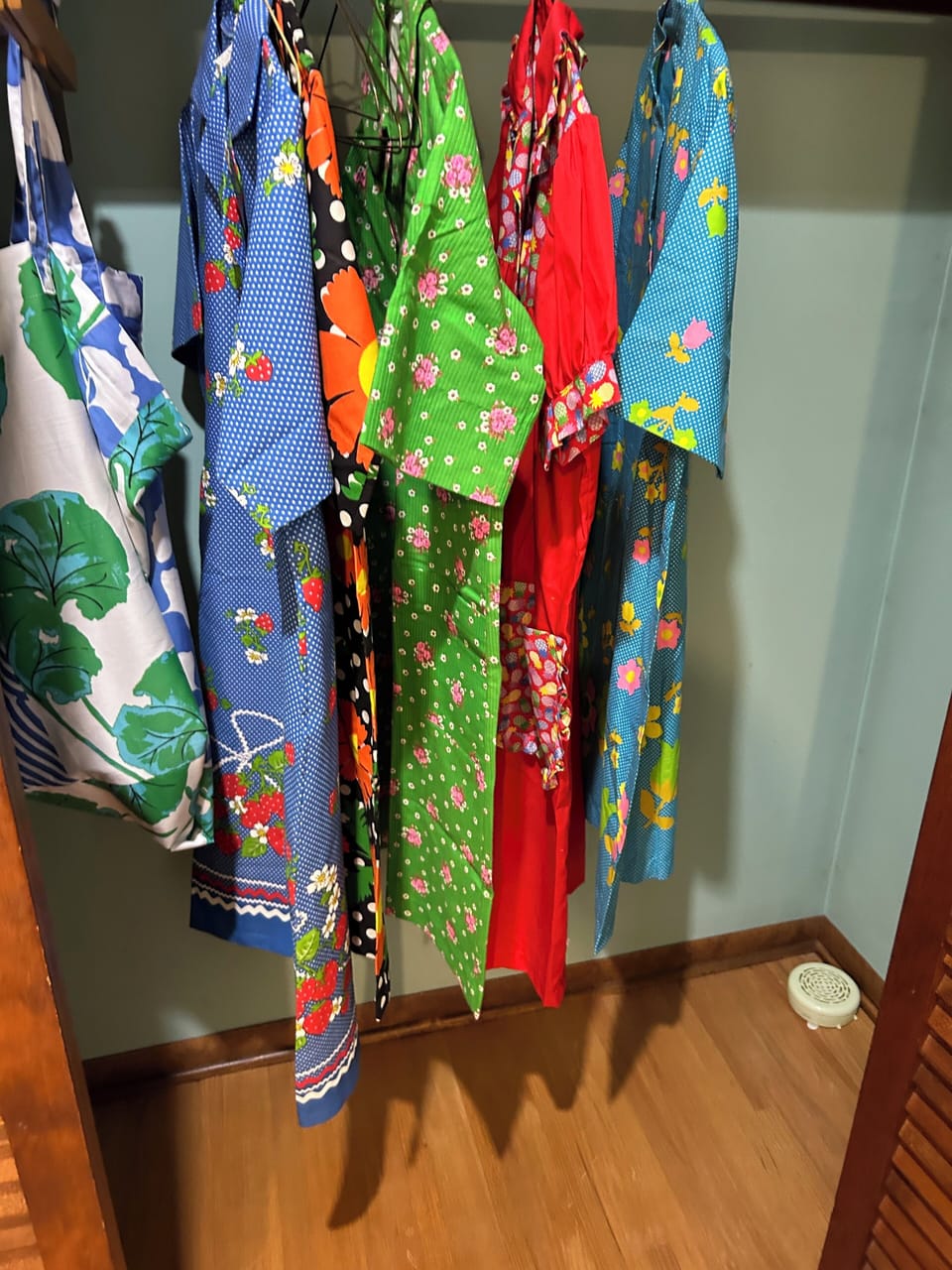 Previous owner was sewed these house coats! 