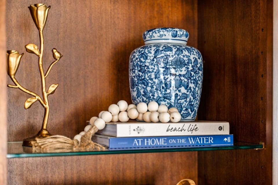 Beautiful decor and coffee table books