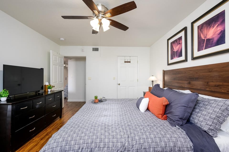 Walk-in closet to store all of your clothes.