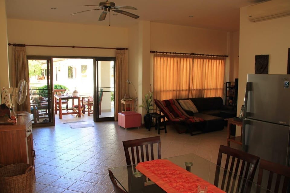 Living room from back side