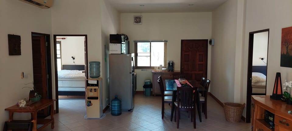 Kitchen and dining table