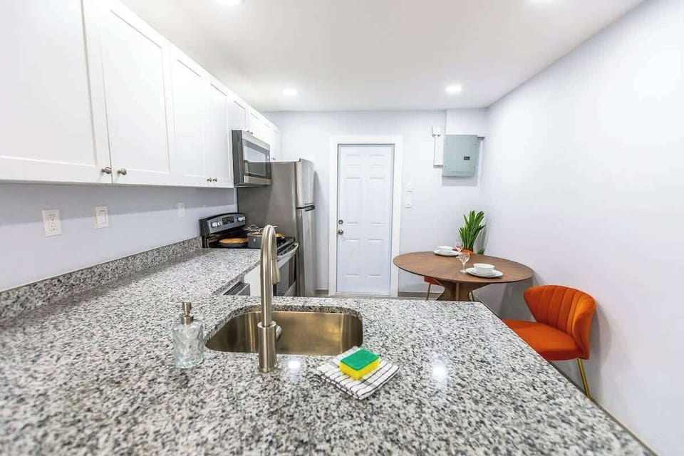 Prepare delicious meals in our fully equipped kitchen.