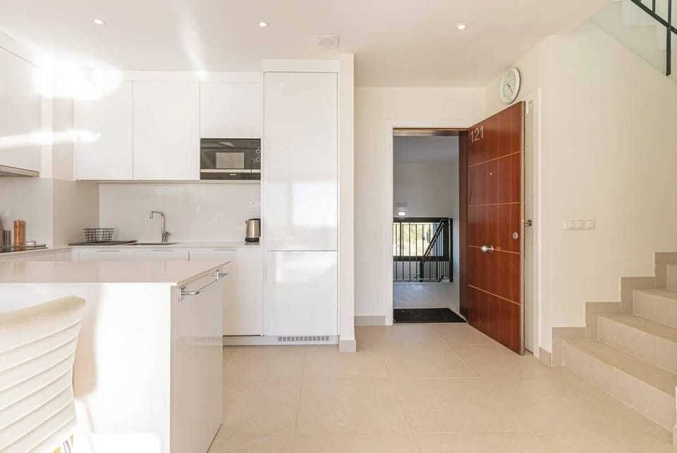 Kitchen & apartment entrance