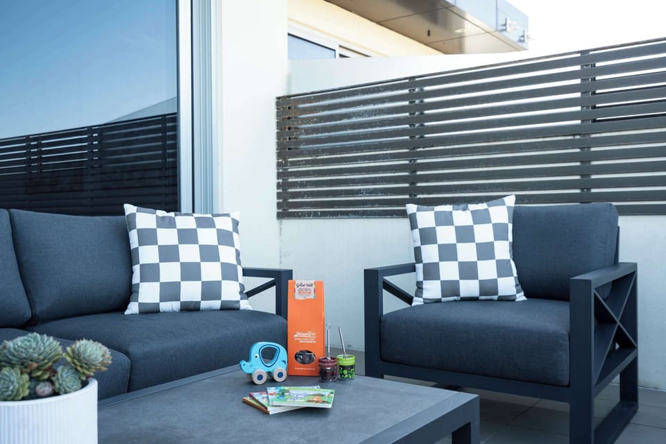 Outdoor seating corner