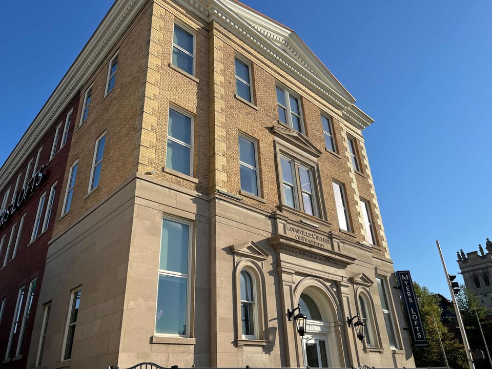 Exterior: Myers Loft located in the vibrant heart of Louisville historic medical district.