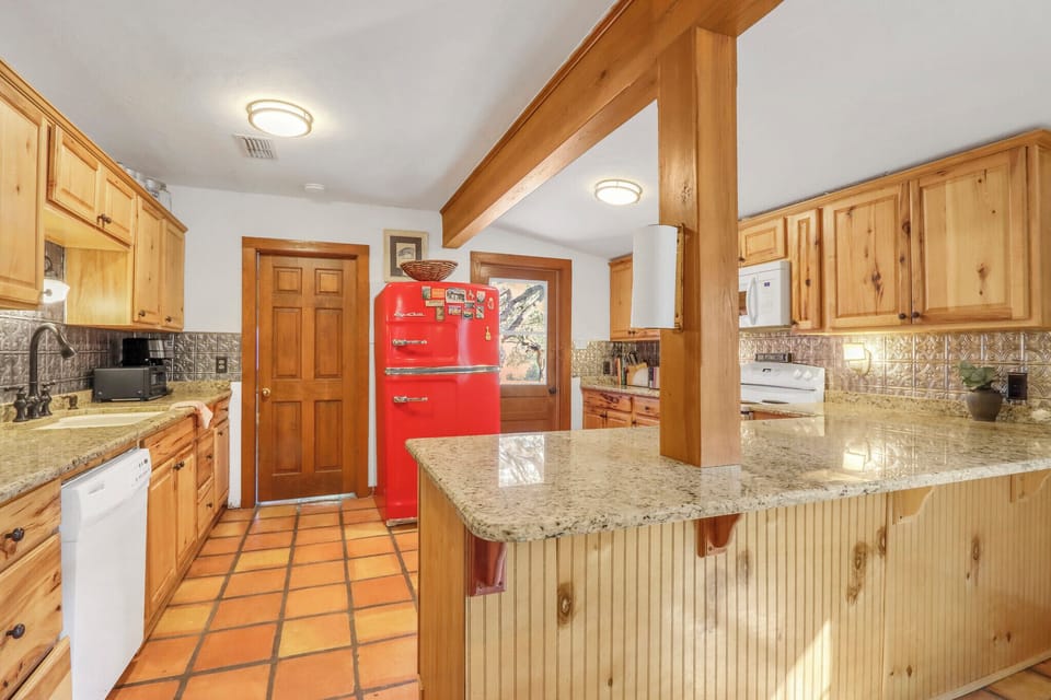 Rustic inspired kitchen with plenty of space