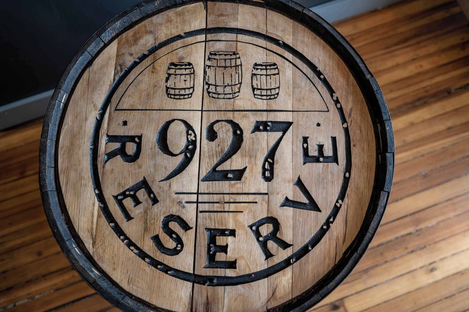 Head downstairs to 927 Reserve Bourbon & Cocktail Bar to start your evening