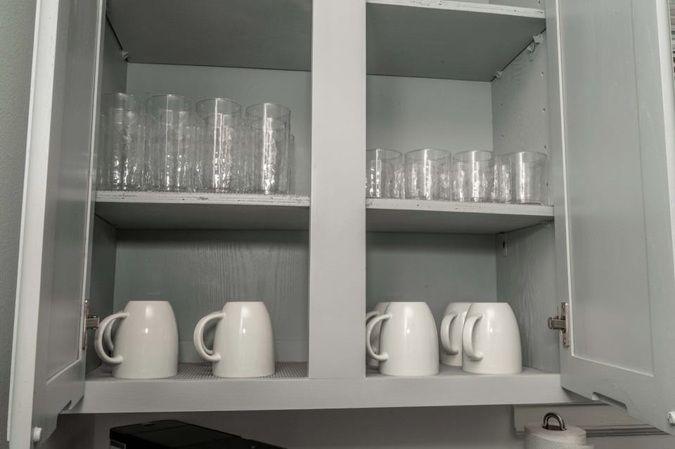 The well-equipped kitchen offers tons of counterspace