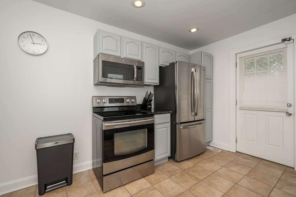 The well-equipped kitchen offers tons of counterspace