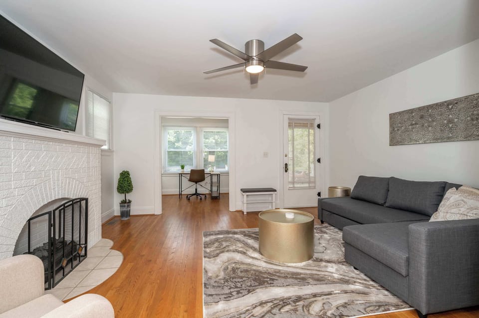 Enjoy the comfortable furnishings & space of the living room