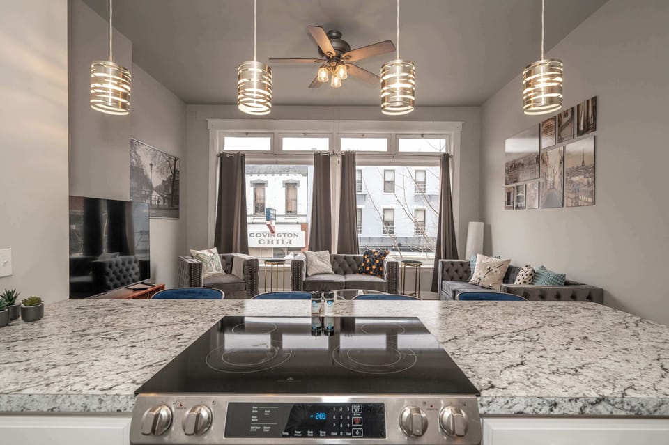 Enjoy the best of Covington in this comfortable, stylish second floor condo