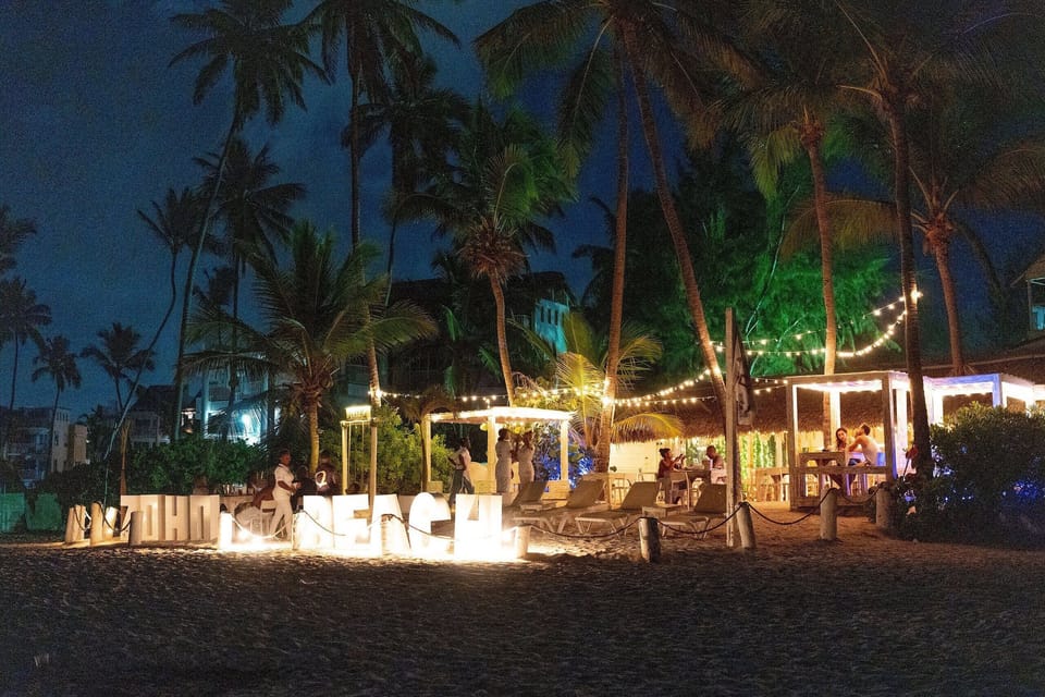 Evening entertainment,Beach
