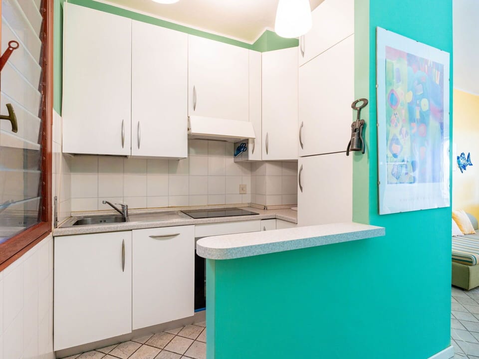 Property, Cabinetry, Kitchen Sink, Green, Sink, Interior Design, Kitchen Appliance, Architecture, Flooring, Home Appliance