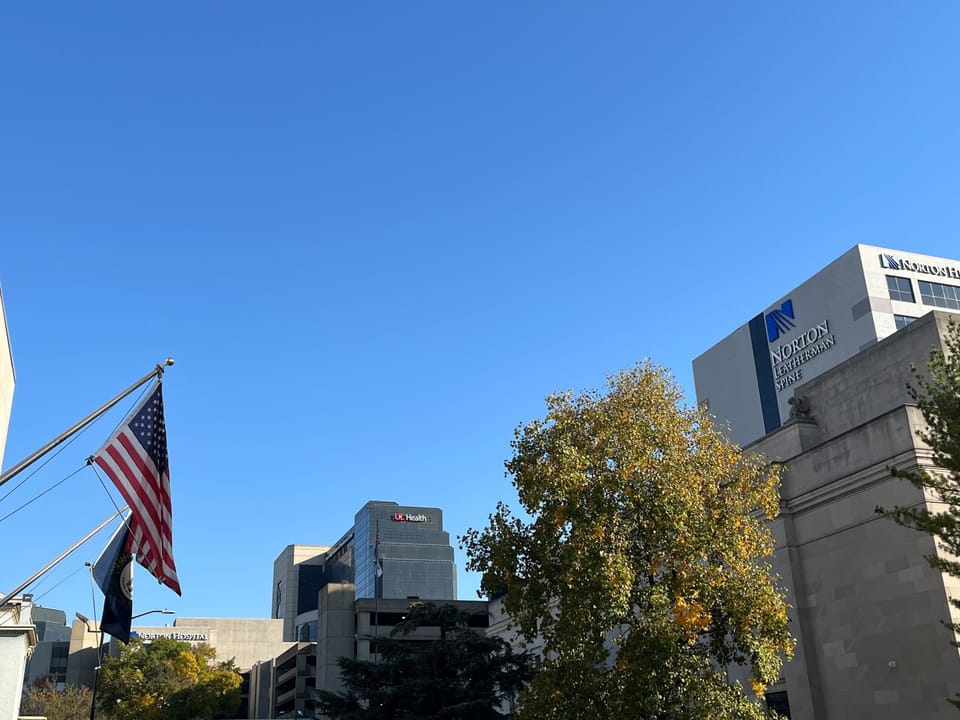 Exterior: Close proximity to hospitals.