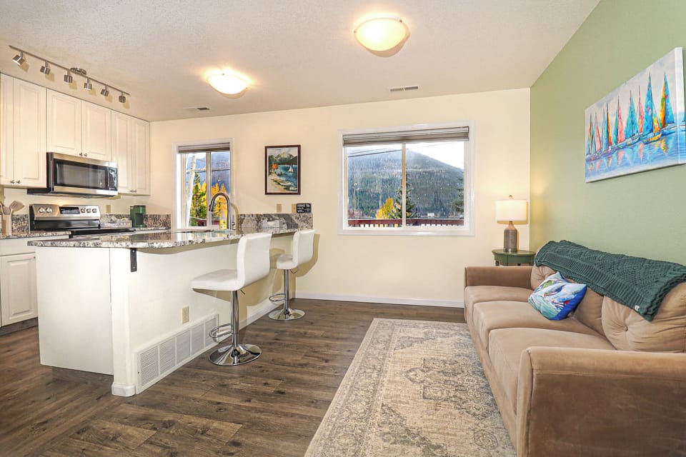 Open Living and Dining Area