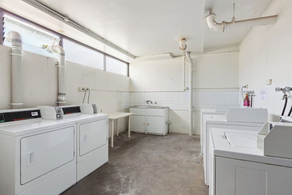 Convenient shared laundry facilities on-site, equipped with washers and dryers to make extended stays easy.
