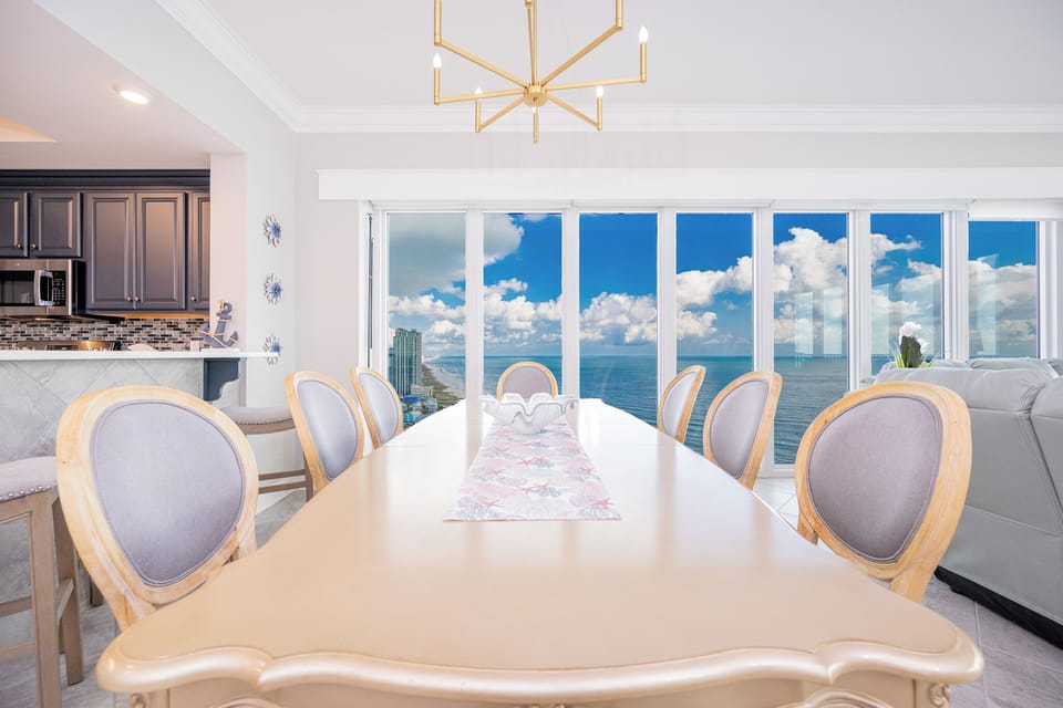 Savor a family meal or enjoy a fun game night with beach views and create lasting memories with loved ones