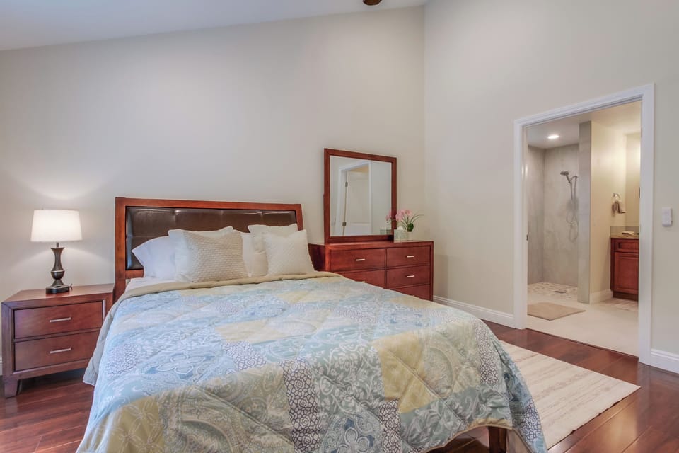 Bedroom 2 with master bathroom