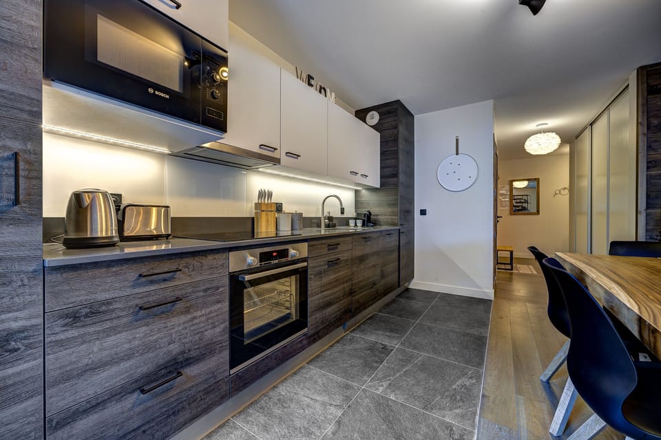 Well equipped kitchen 