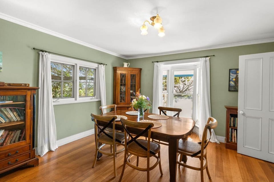 Light and bright dining space