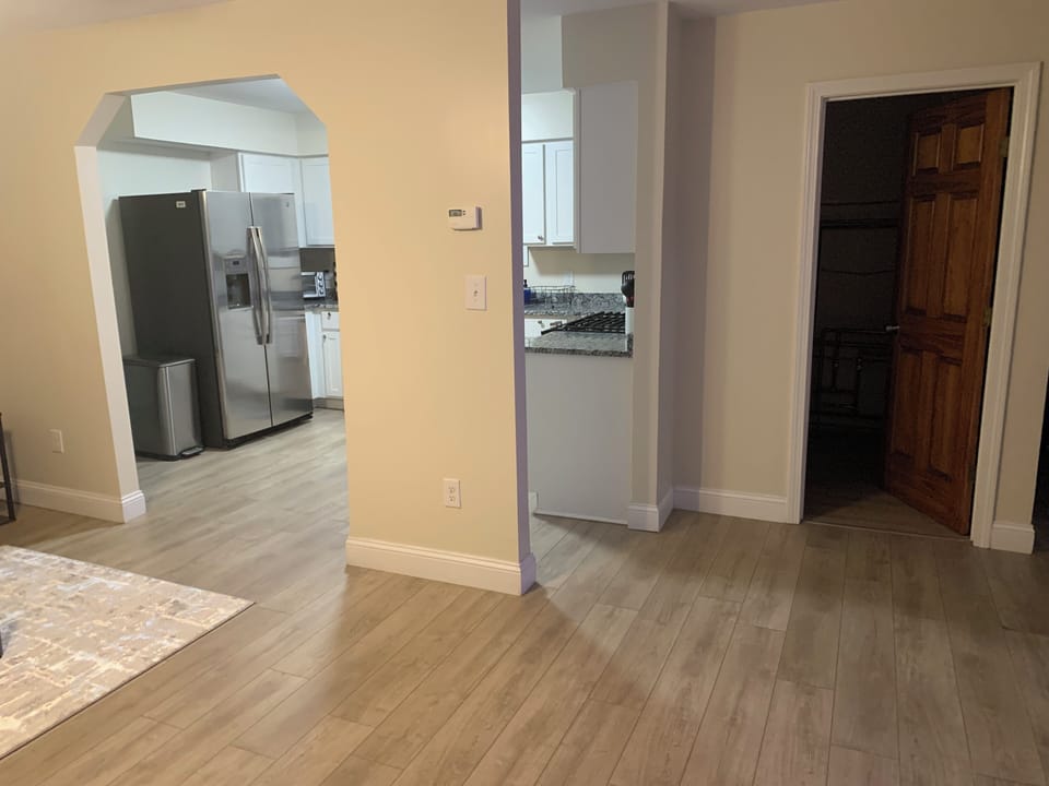 Kitchen view from living room