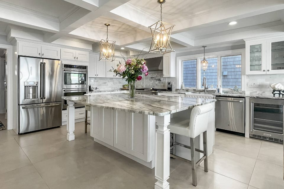 Cook & Connect:  Expansive kitchen is equipped with everything you will need to cook up culinary delights