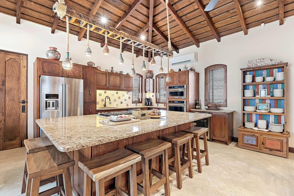 Delight in shared meals and laughter in this unique kitchen.

