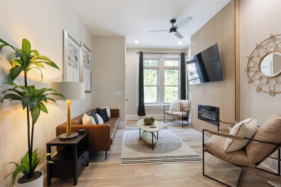 Main floor living area.