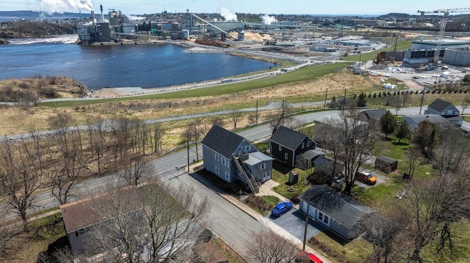 Aerial view of property