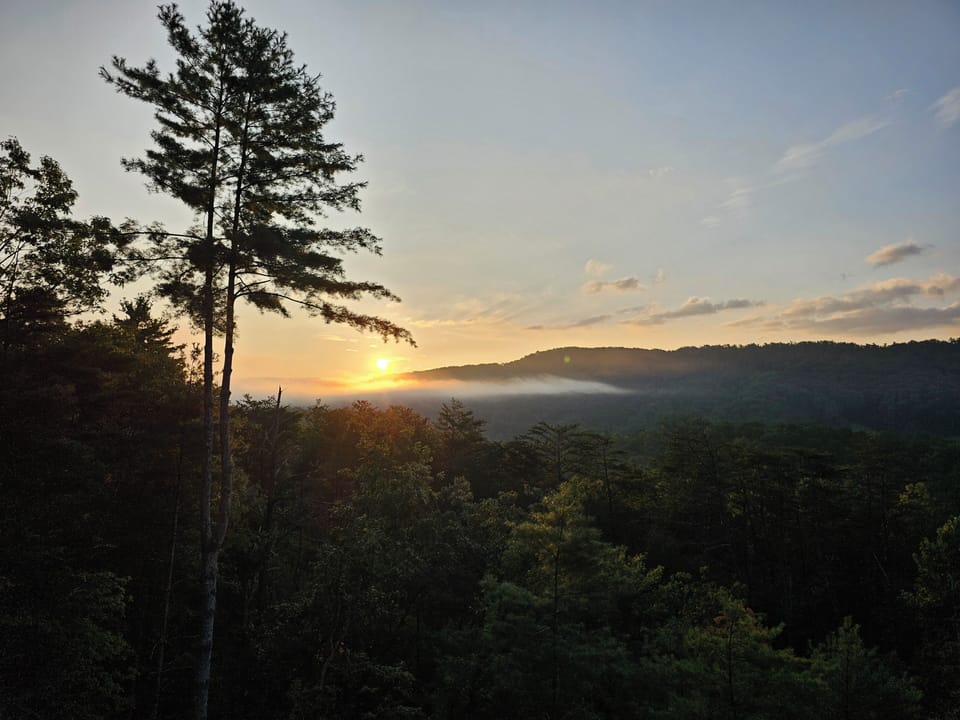 Sunrise views from every bedroom
