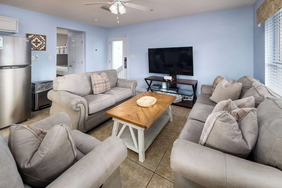 Living room with TV