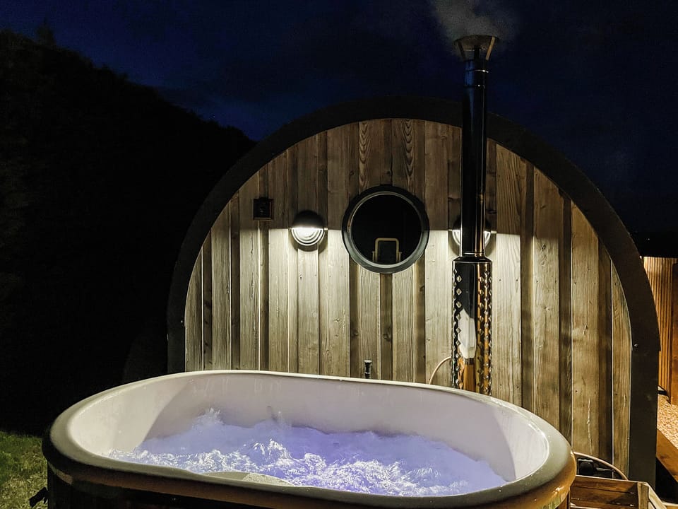 Hot tub | The Garden Pod, Brechin