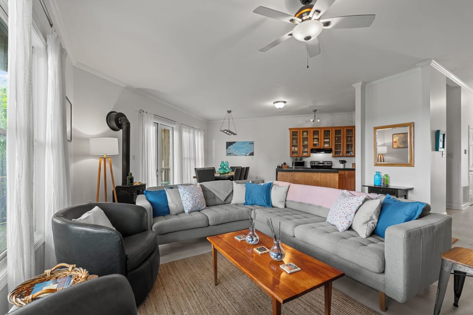 Living Room - Beautiful living room with views of the marsh