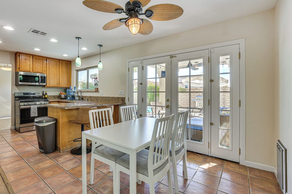 Dining Table | 1st Floor | Breakfast Bar | Dishware/Flatware