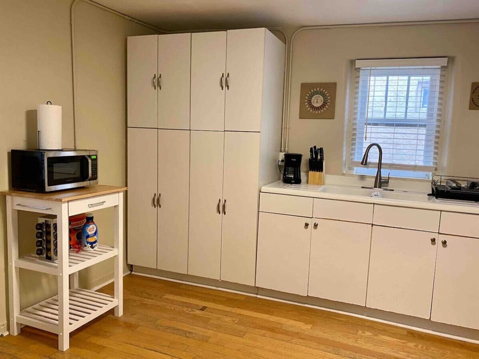 Fully stocked kitchen