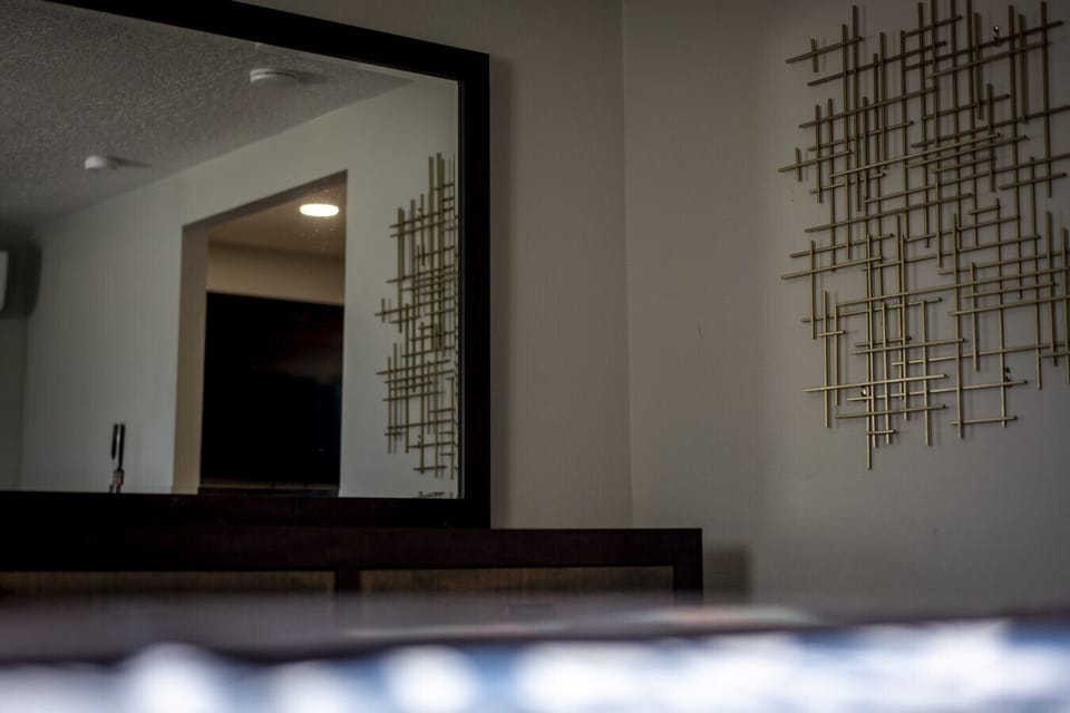 Mirror over the dresser