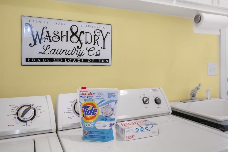 Easy-to-use laundry machines for your convenience.