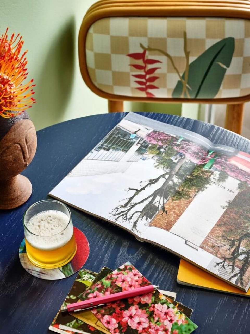 A delightful corner that inspires creativity and calm, with a vibrant mix of colors and charming details to brighten any day.