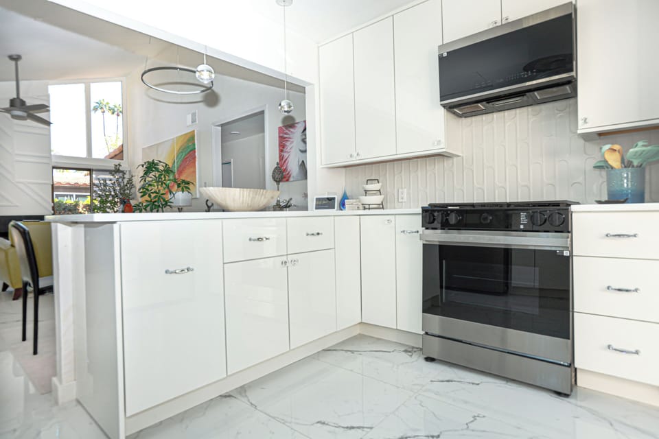 Newly renovated kitchen