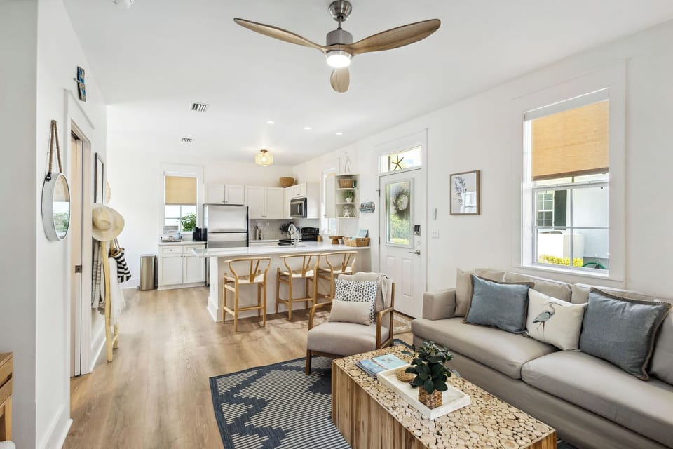 Open concept first floor