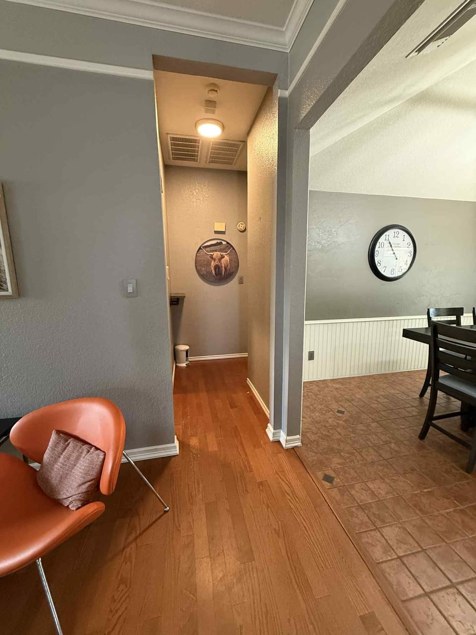 Back hallway to master bedroom