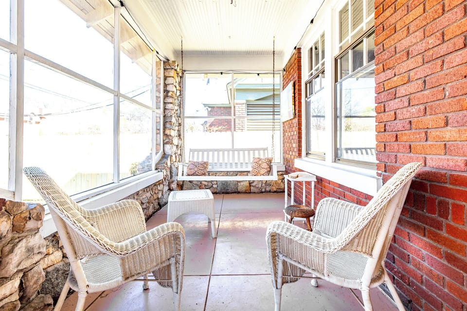 Relaxing front porch