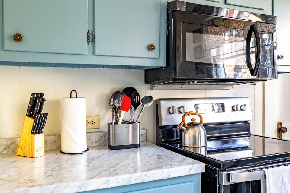 Fully equipped kitchen with all the essentials