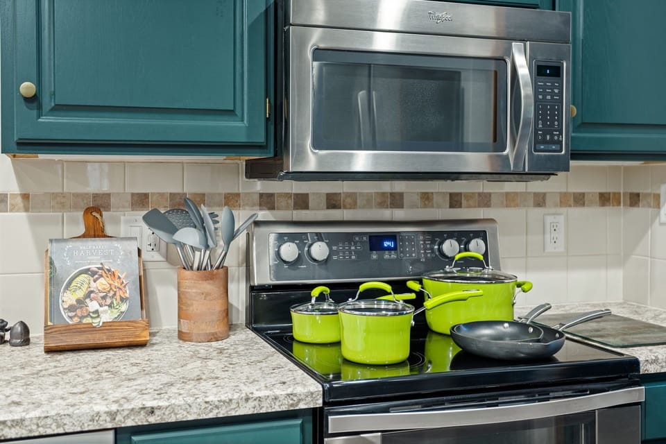 Fully equipped kitchen for all your culinary adventures!