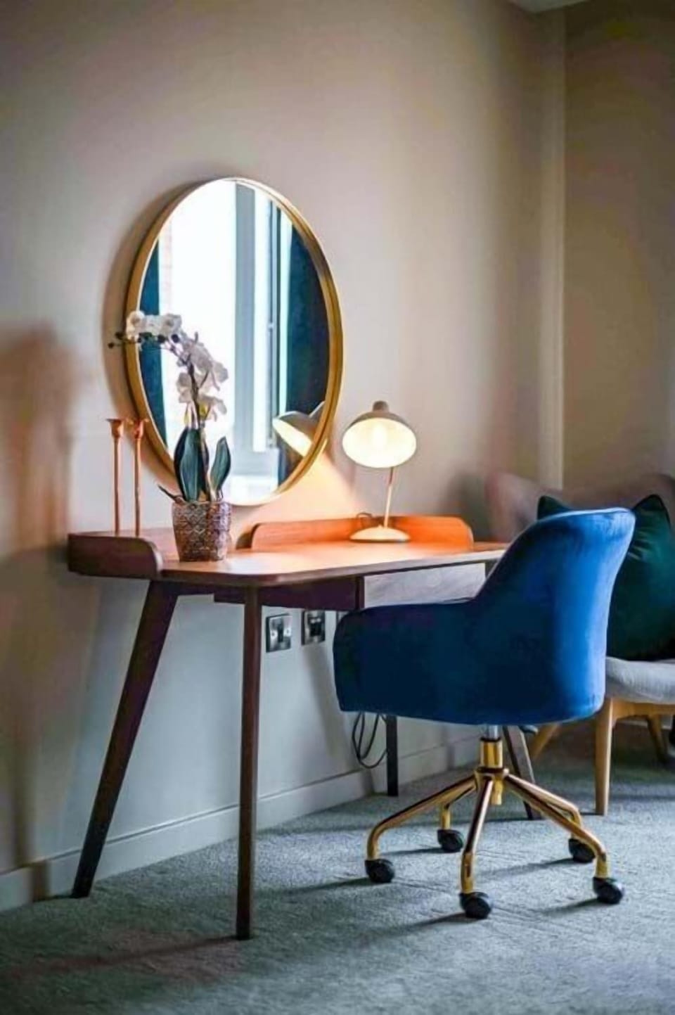 Vanity area/work station