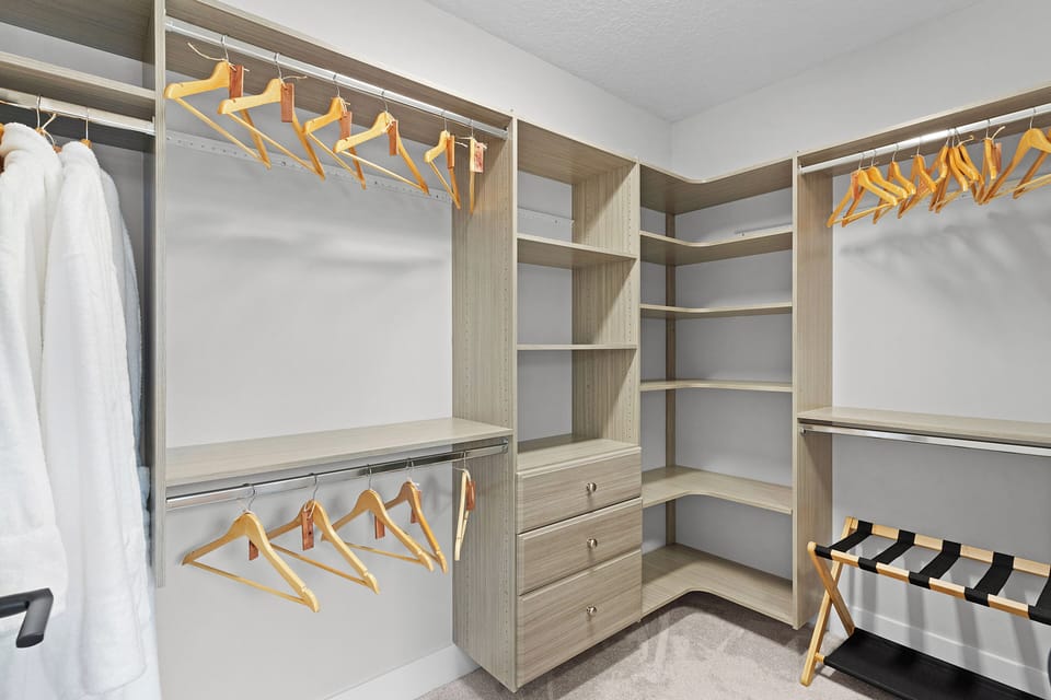 Master Closet with 2 Guest Robes