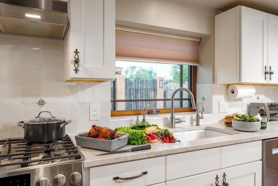 Prepare fresh meals in this fully stocked kitchen or bring in a local chef.