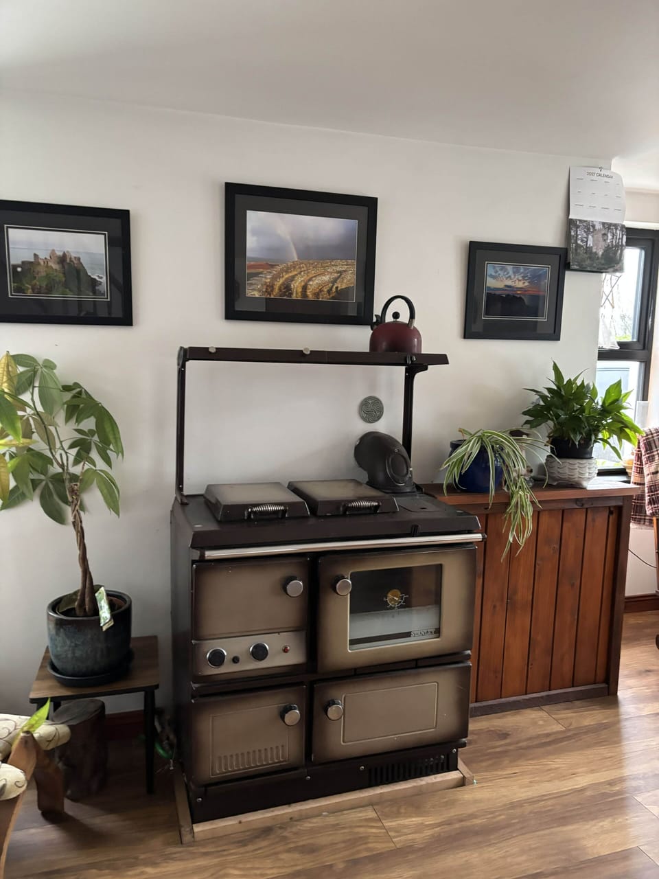 Living room withStanley range